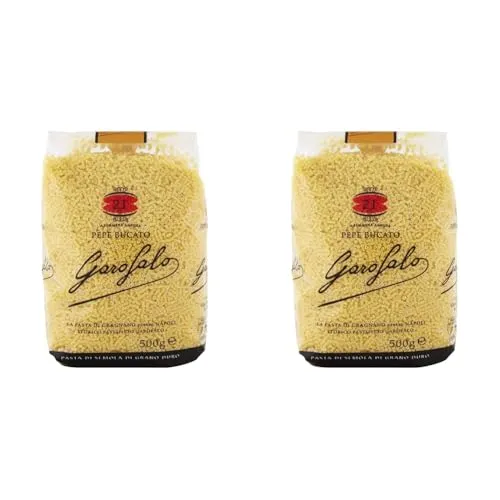 Garofalo Pepe Bucato Italian Soup Pasta - Vegan and Small Pasta Shape, 500g (Pack of 2) | ONLY £3.46 RRP £5.20, (33% OFF!) w/ FREE DELIVERY