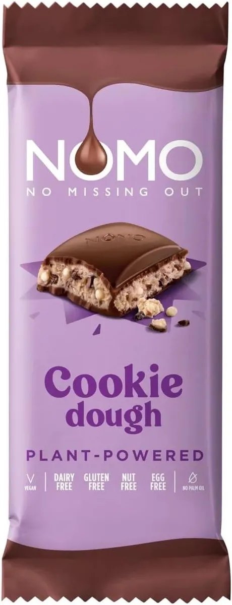 NOMO Cookie Dough Plant-Powered Chocolate Bar 127g £3.10 @ Amazon
