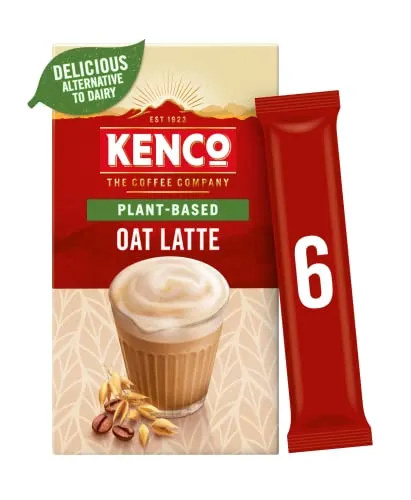 Kenco Plant Based Oat Latte Instant Coffee Sachets x6 | ONLY £1.99 RRP £3.01, (34% OFF!) w/ FREE DELIVERY