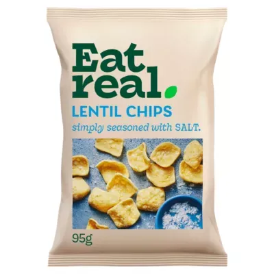 Eat Real Lentil & Hummus Chips Sharing Bags – Multiple Flavours @ Asda