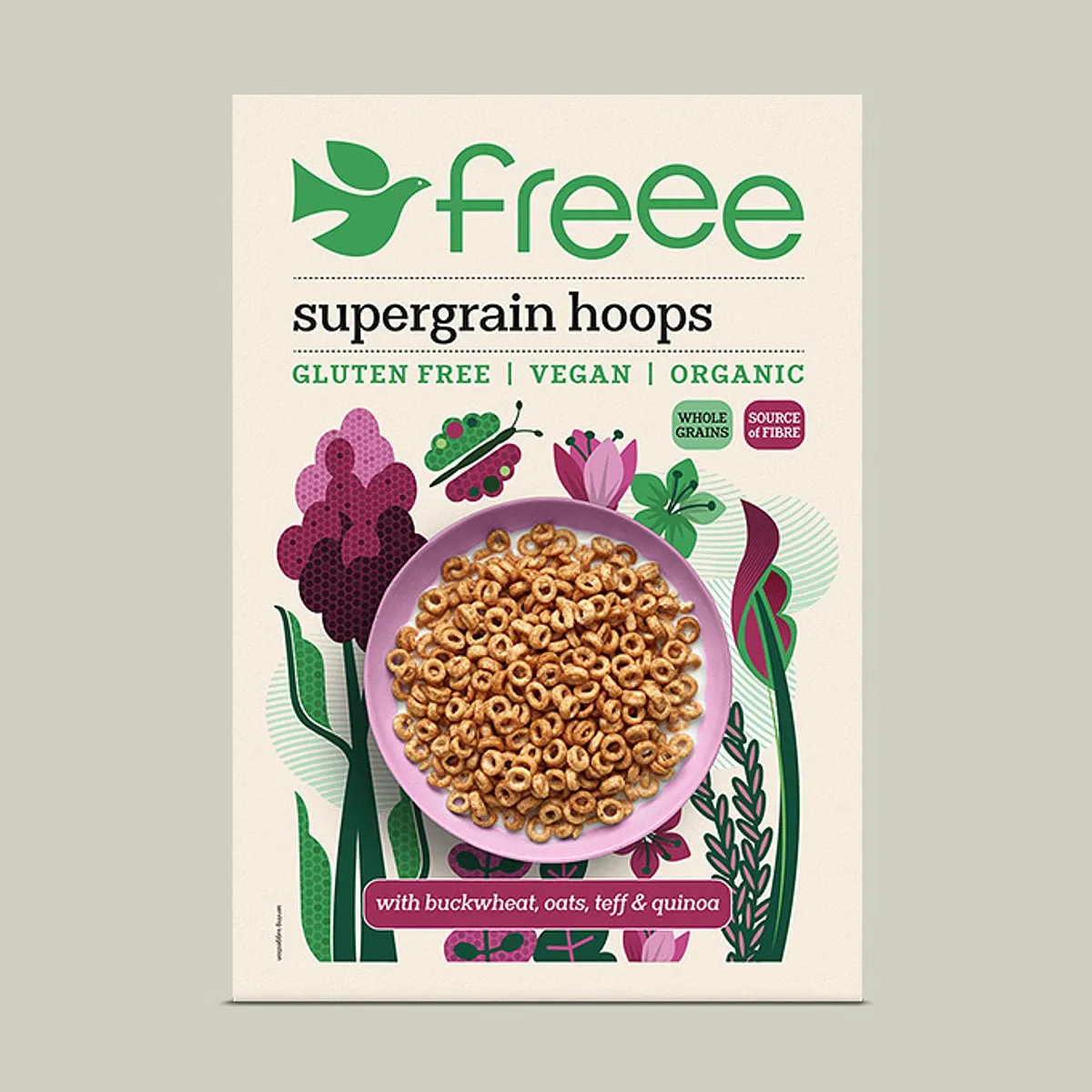 Freee Organic Supergrain Hoops Cereal 300g