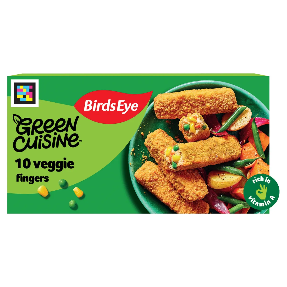 Birds Eye Green Cuisine Vegan Veggie Fingers 284g 8 for £10 @ Iceland