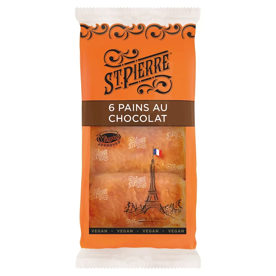 St Pierre Pain Au Chocolat 6 Pack £1.75 Clubcard Price @ Tesco