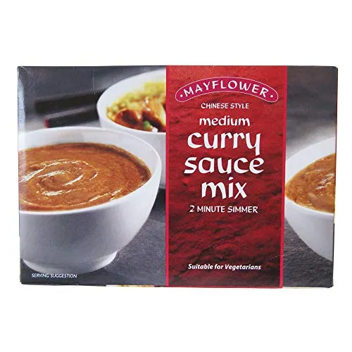 Mayflower Medium Curry Sauce Mix 1 X 255g - Classic Chinese Flavour, Vegan & Sustainable, Ideal for Fakeaways - Pack of 1 - ONLY £3.49, RRP £5.42