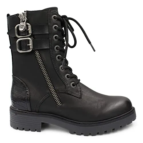Blowfish Malibu Women's Rissi Lace Up Ankle Boot, Black, UK 6 | ONLY £25.00 RRP £38.18, (35% OFF!) w/ FREE DELIVERY