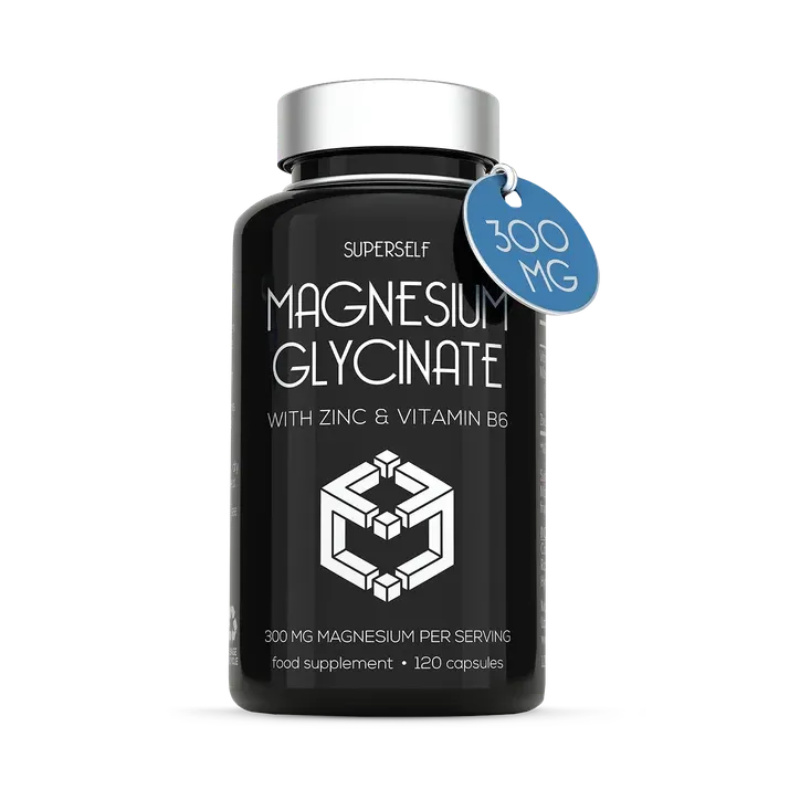 SuperSelf Magnesium Glycinate 1500mg with Zinc & Vitamin B6 120 Capsules £12.90 (was £19.90)