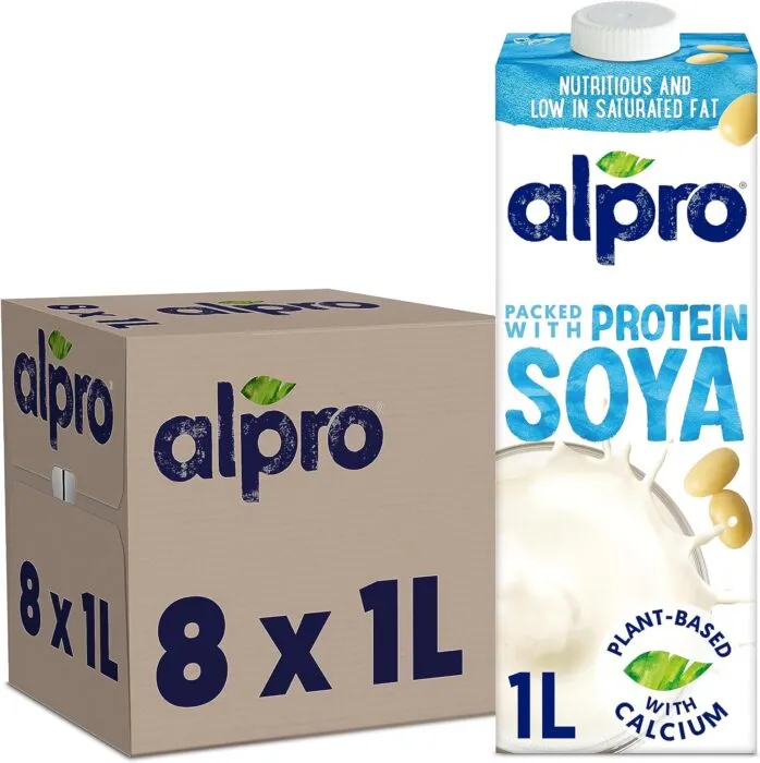 Alpro Soya Milk 8x 1 Litre, ONLY £12 / £11.40 S&S delivered @ AMAZON