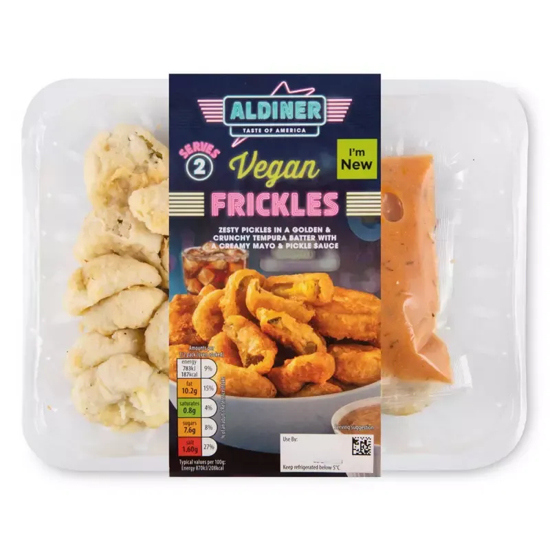 Taste of America Vegan Frickles – Half Price at Aldi