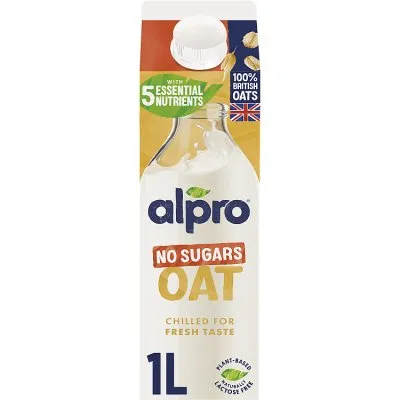 Alpro Oat No Sugar Chilled Dairy Free Drink 1L £1.60 @ Waitrose