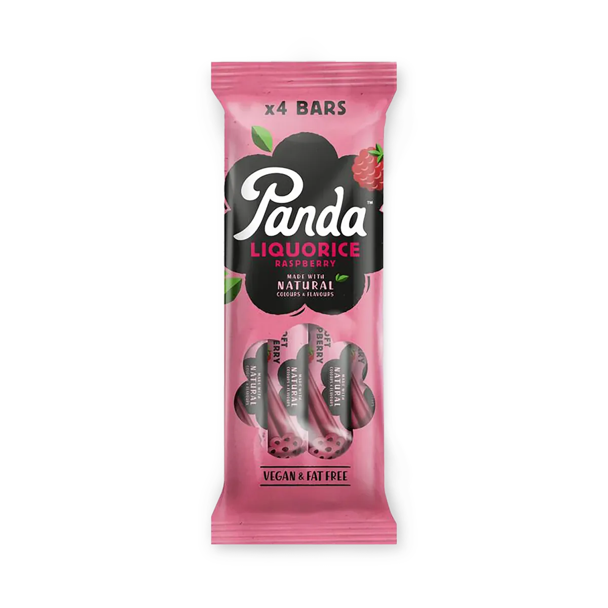 Panda Liquorice Raspberry Bar Pack 4x32g £1.61 @ Holland & Barrett