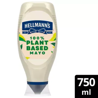 Hellmann's 100% Plant Based Squeezy Mayo 750ml £3.50 (was £4.73) @ Asda