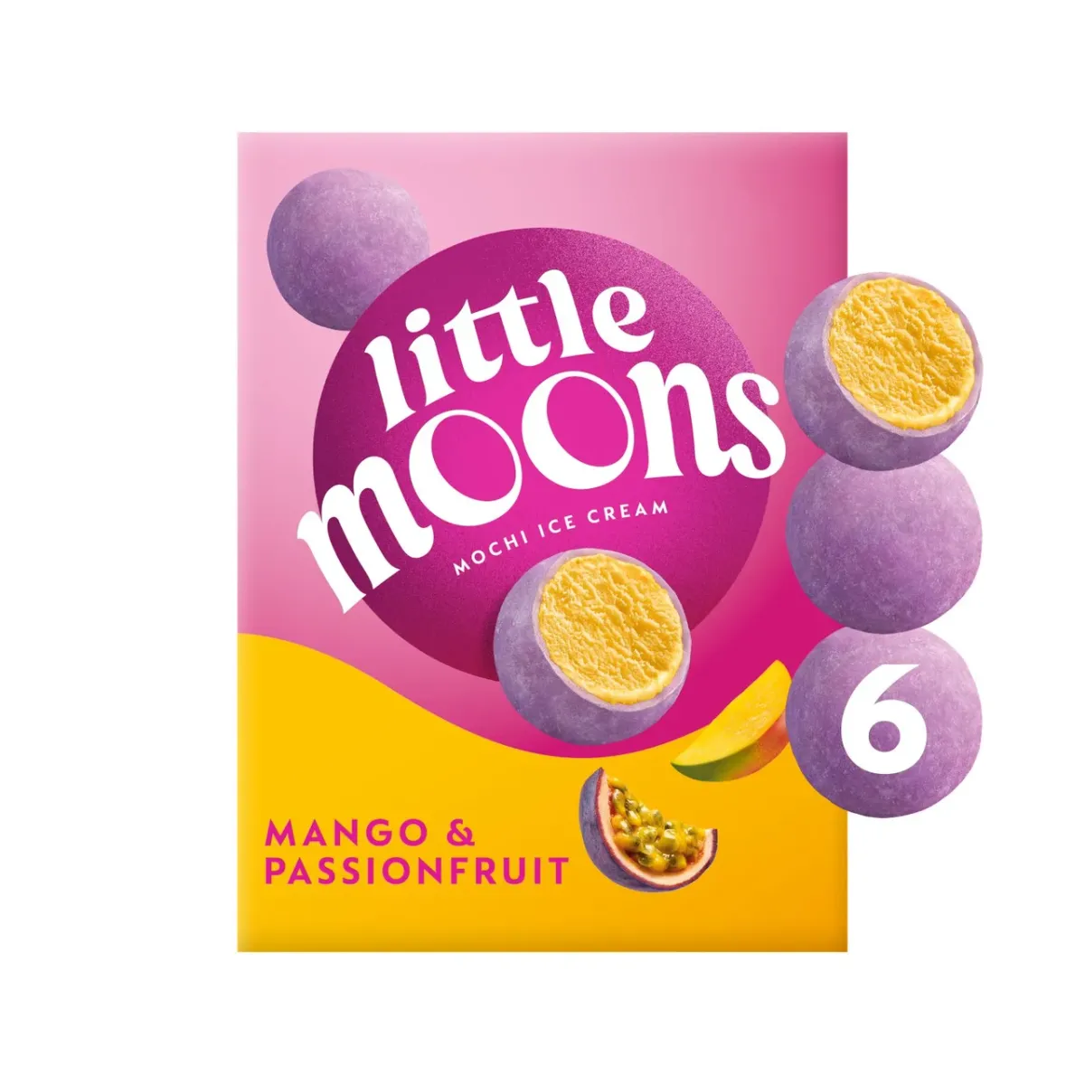 Little Moons Vegan Passionfruit & Mango Mochi Ice Cream 6x32g £3.50 @ Ocado