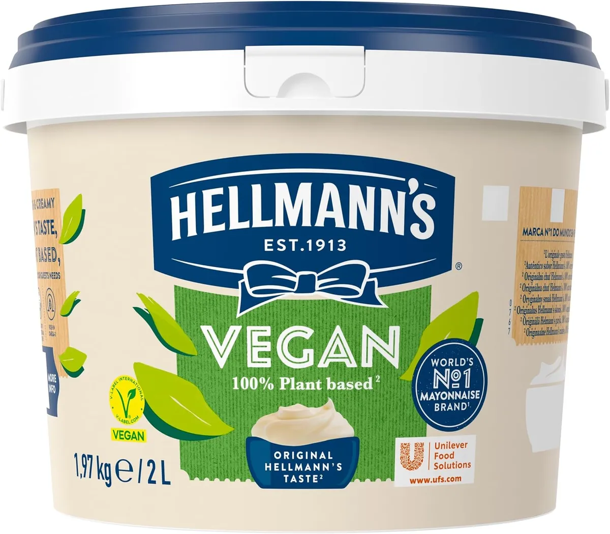 Hellmann's Vegan Mayonnaise, 2L (1.97kg) NOW ONLY £9.28, S&S £8.82!!
