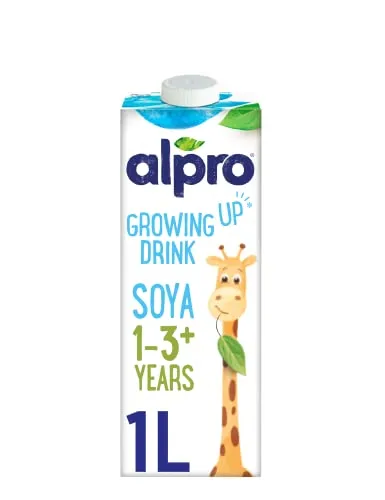 Alpro Soya Growing-Up Plant-Based Long Life Drink, Vegan & Dairy Free, 1L | ONLY £1.50 RRP £2.00, (25% OFF!) w/ FREE DELIVERY