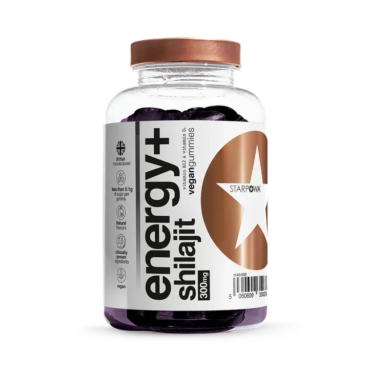 Starpowa Energy+ Shilajit 300mg 60 Vegan Gummies £19.99 (was £39.99)