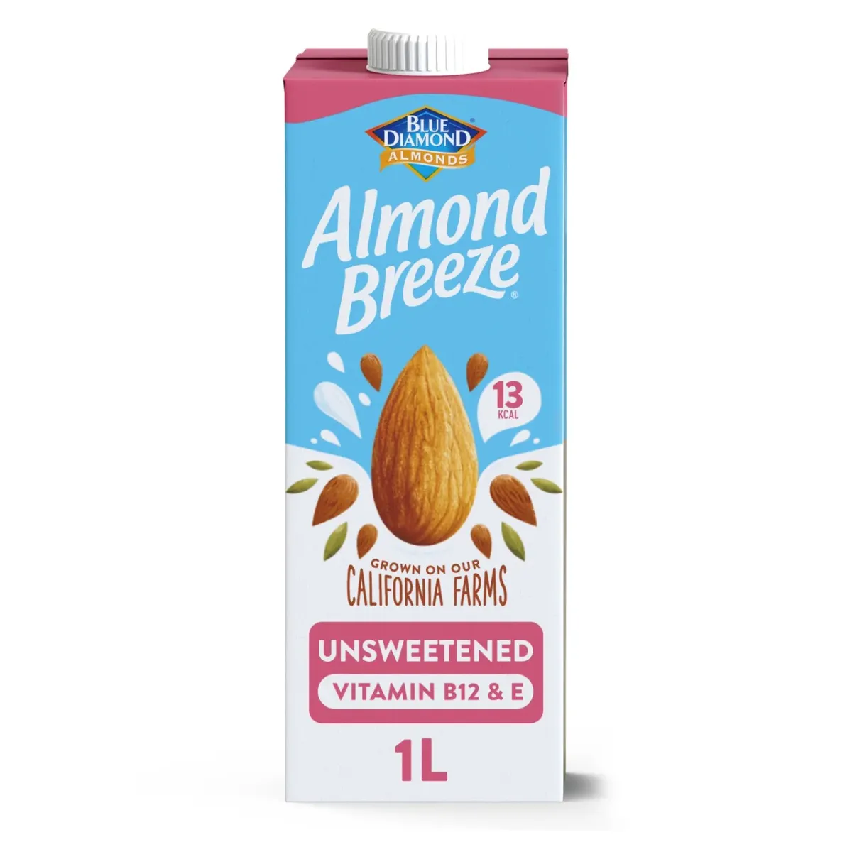 Almond Breeze Unsweetened Almond Milk 1L – Now £1.25 @ Ocado