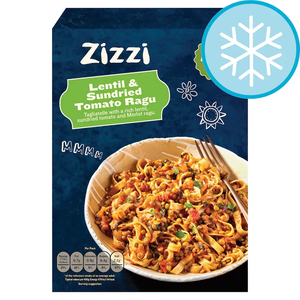 Zizzi Lentil & Sundried Tomato Ragu 400g – £2.25 Clubcard Price @ Tesco