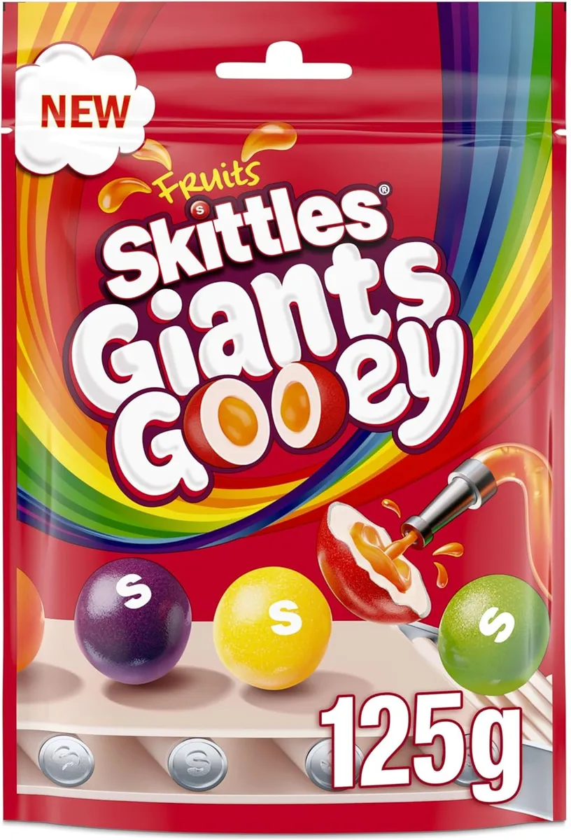 Skittles Giants Gooey Vegan Sweets 125g £1.08 @ Amazon