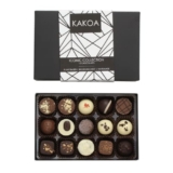 Kakoa Iconic Vegan Chocolate Selection Box – 15 Chocs | Brownie, Coffee, Caramel, Liqueur | ONLY £13.39 RRP £19.99, (33% OFF!) w/ FREE DELIVERY
