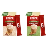 60 Sachet Bundle of Kenco Plant Based Oat Latte Instant Coffee Sachets x6 (Pack of 5, Total 30 Sachets) + Kenco Plant Based Almond Latte Instant Coffee Sachets x6 (Pack of 5, Total 30 Sachets) | ONLY £19.90 RRP £29.90, (33% OFF!) w/ FREE DELIVERY