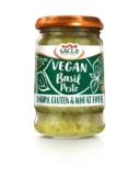 Sacla Italian Vegan Basil Pesto – Perfect with Pasta, Pizza, Garlic Bread and Tagliatelli – Made with Fresh Basil Leaves, Pine Nuts and Olive Oil – 190g (Pack of 1) | ONLY £2.10 RRP £3.35, (37% OFF!) w/ FREE DELIVERY