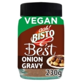 Bisto Best Vegan Onion Gravy Granules, 230 g Jar (Pack of 1) | ONLY £3.00 RRP £3.79, (21% OFF!) w/ FREE DELIVERY