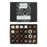 Kakoa Vegan Chocolate Selection Box – 24 Milk Chocs | Brownie, Coffee, Caramel, Liqueur etc | ONLY £20.09 RRP £29.99, (33% OFF!) w/ FREE DELIVERY