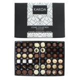 KAKOA Vegan Chocolate Selection Box – 48 Chocs | Brownie, Coffee, Caramel, Liqueur etc | ONLY £32.49 RRP £49.99, (35% OFF!) w/ FREE DELIVERY