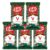 5x Kitkat Vegan Chocolate Bar 4 Finger Biscuit Bar Dark Chocolates Gift Box Kit-Kat Vegan Treats for Movie Snacks, Xmas Eve Snacks or Small Gifts Sweet Treats for Christmas Birthday | ONLY £9.98 RRP £12.99, (23% OFF!) w/ FREE DELIVERY