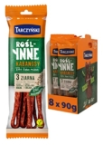 Tarczyński Vegan Kabanos Sausage Seeded 90G (Pack of 8) – 27g of Protein – Free from GMO – Plant Based Snack – Multipack | ONLY £7.26 RRP £17.05, (57% OFF!) w/ FREE DELIVERY